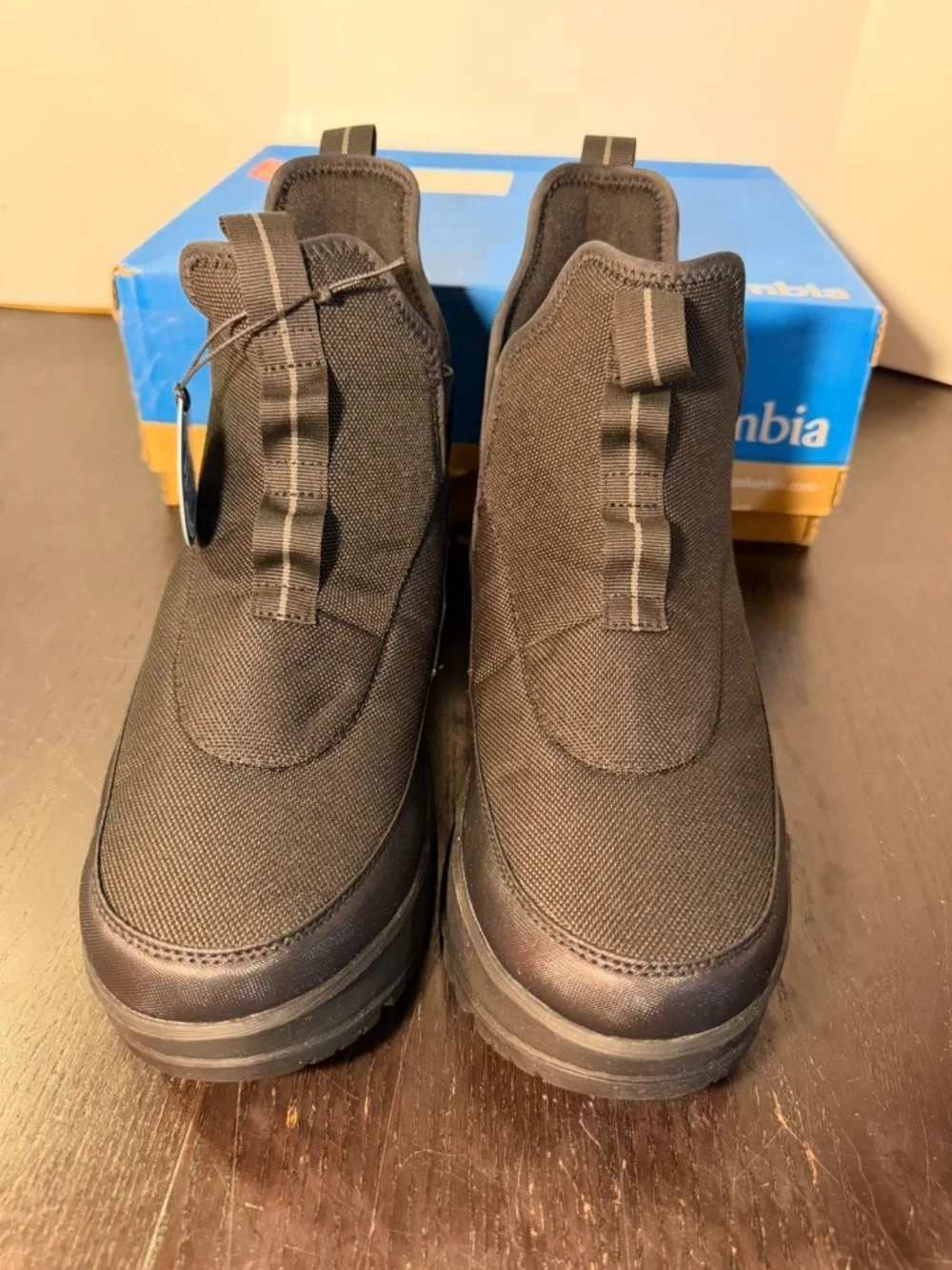 Columbia Hyper-Boreal Metro Waterproof Boots Black Charcoal Mens 9